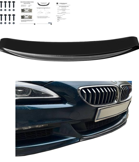 BMW 6 Series F06/F12/F13 Makyajlı M-Pack 2013-2018 Ön lip Version 2 FS01.117