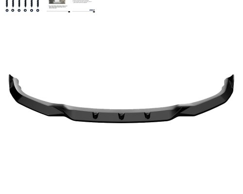 BMW X1 M-Pack F48 2015-2019  Ön lip