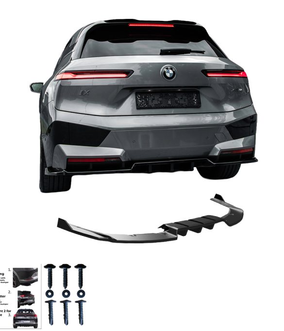 BMW iX M-Pack i20 2021+ Arka Orta Difüzör (2 Pcs)