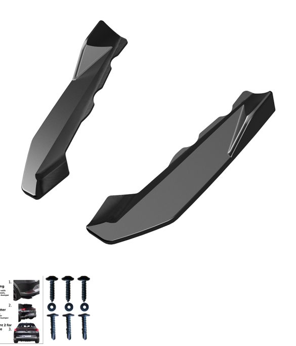 BMW X1 M-Pack F48 2015-2019 Sağ Sol Flap (2 Pcs)