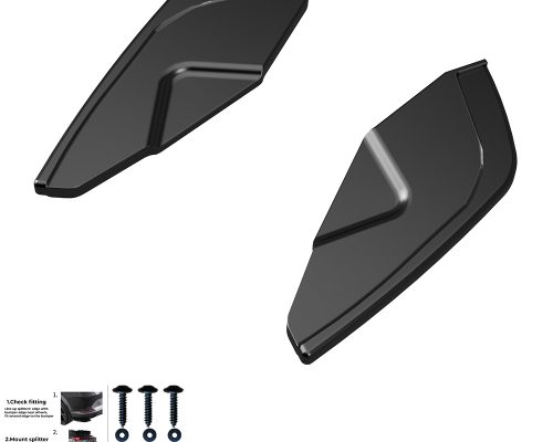 VW Golf MK8 GTI / R-Line 2020-2024 Sağ Sol Flap / VW Golf MK8 Makyajlı GTI / R-Line 2024+ Sağ Sol Flap (2 Pcs)  (Sadece Şununla Uyumludur / RV21.027)
