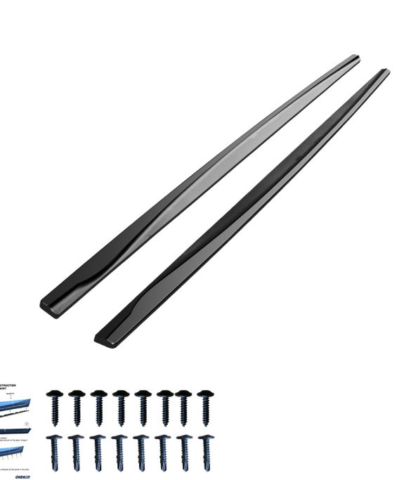 BMW 1 Series F20/F21 M-Power Makyajlı 2015-2019 Marşpiyel Altı Lip / BMW 1 Series F20/F21 M-Power 2011-2015 Marşpiyel Altı Lip (2 Pcs) SS10.007