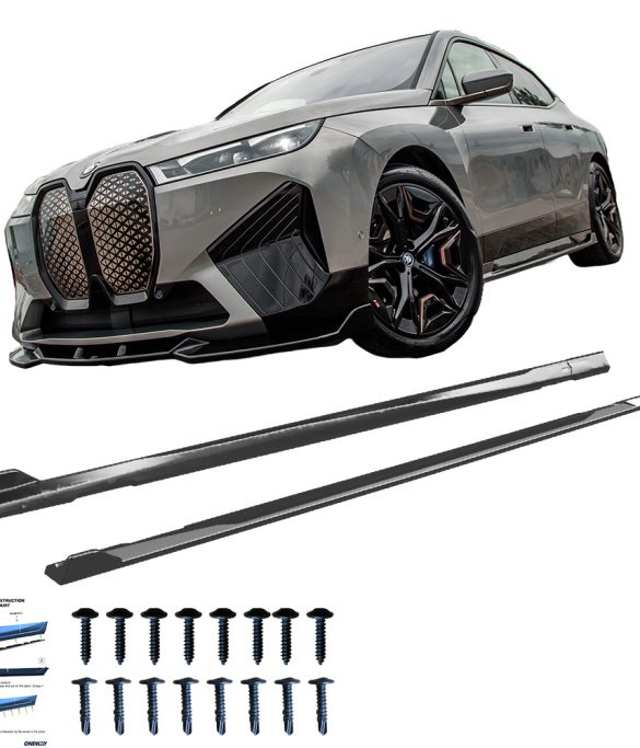 BMW iX M-Pack i20 2021+ Marşpiyel Altı Lip (2 Pcs) SS10.031