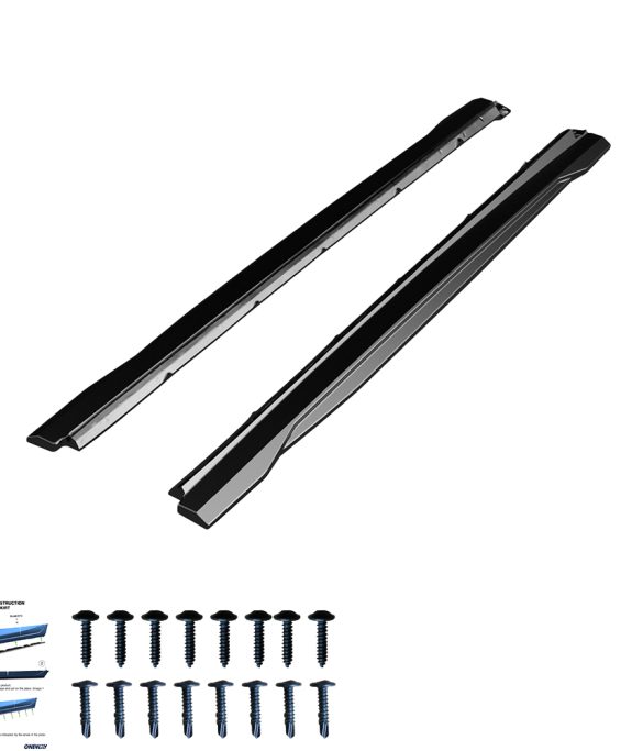 AUDI SQ8 Mk1 2019-2023 Marşpiyel Altı Lip / AUDI Q8 S-Line Mk1 2018-2023 Marşpiyel Altı Lip / AUDI SQ8 Mk1 Makyajlı 2023+ Marşpiyel Altı Lip / AUDI Q8 S-Line Mk1 Makyajlı 2023+ Marşpiyel Altı Lip (2 Pcs)