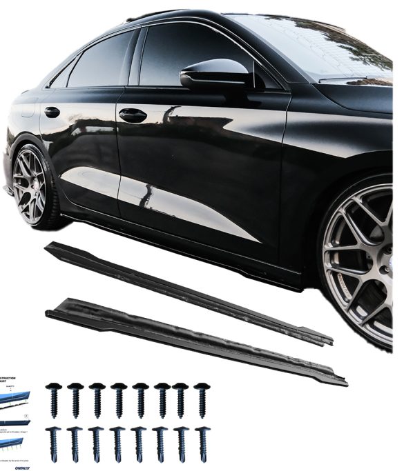 AUDI A3 8Y ( Sedan/Sportback ) 2020-2024 Marşpiyel Altı Lip (2 Pcs) SS10.057