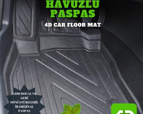 Audi A1 2018 Sonrası 4D Havuzlu Paspas Takımı