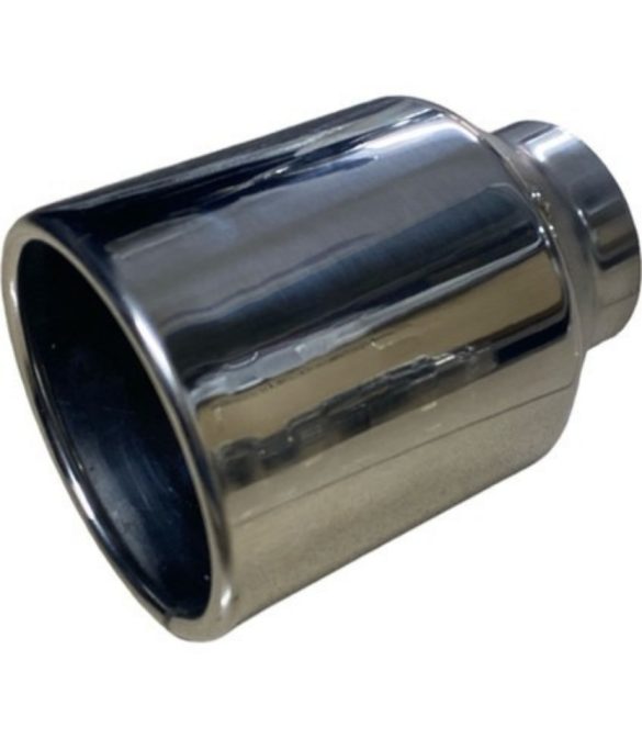 KROM YUVARLAK MODEL 120MM TEKLİ EGZOZ UCU