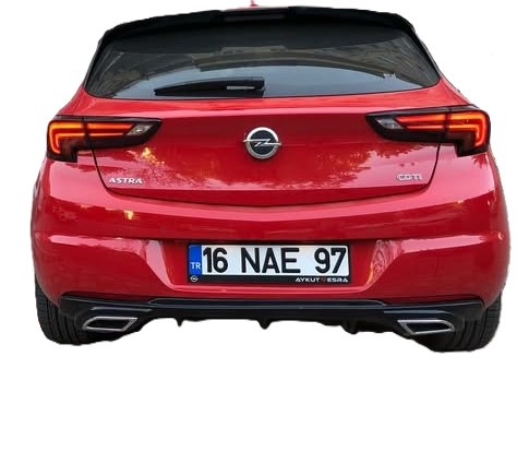 OPEL ASTRA K SPOYLER