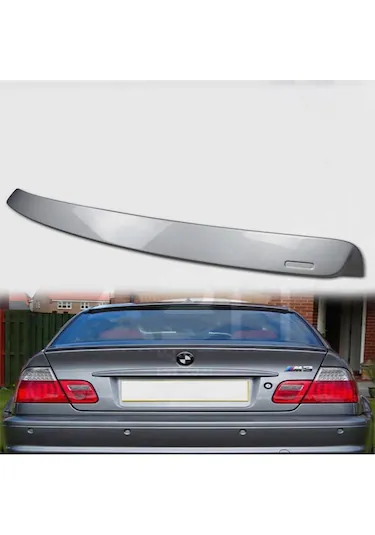 Bmw E46 Coupe 1998-2006 Cam Üstü Fiber Spoiler