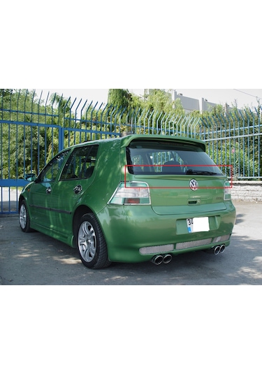 Volkswagen Golf 4 Cam Altı Fiber Spoiler