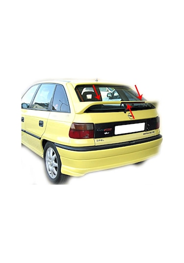 Opel Astra F Cam Altı Işıklı Fiber Spoiler (Kopya)