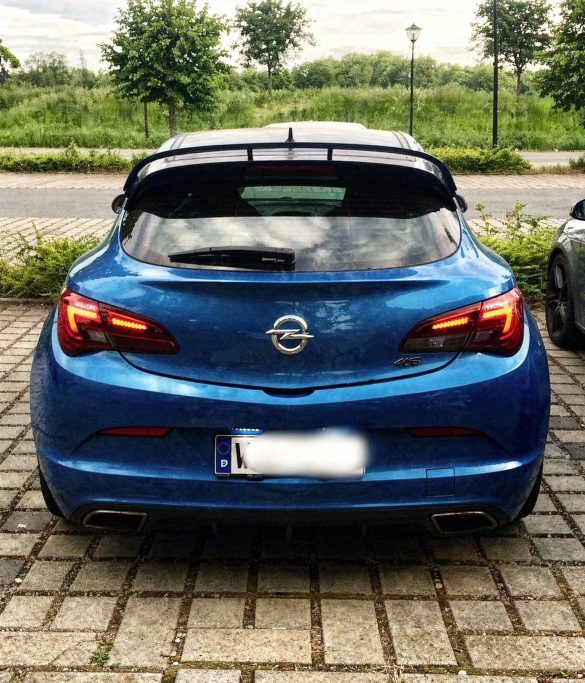 Opel Astra j Opc Fiber Spoiler