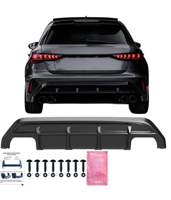 AUDI A3 S-Line / S3 8Y Makyajlı (Sedan/Sportback) 2025+ Difüzör RV21.056