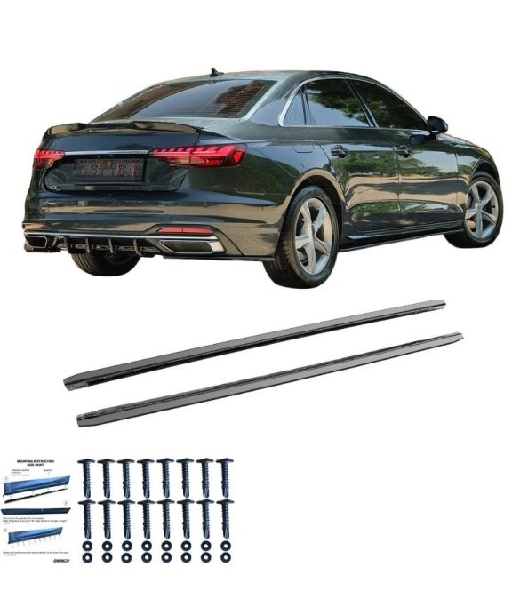 AUDI A4 B9 Makyajlı 2019-2024 Marşpiyel Altı Lip SS10.059
