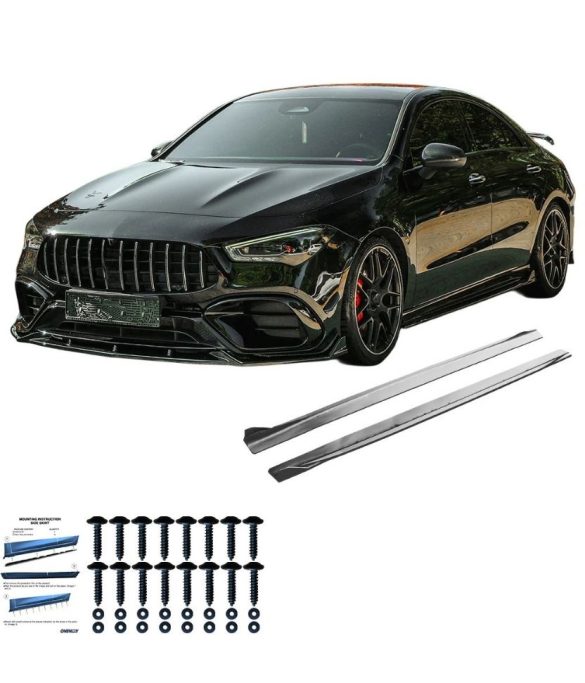 MERCEDES CLA35 / CLA45 C118 2019-2023 Marşpiyel Altı Lip SS10.065