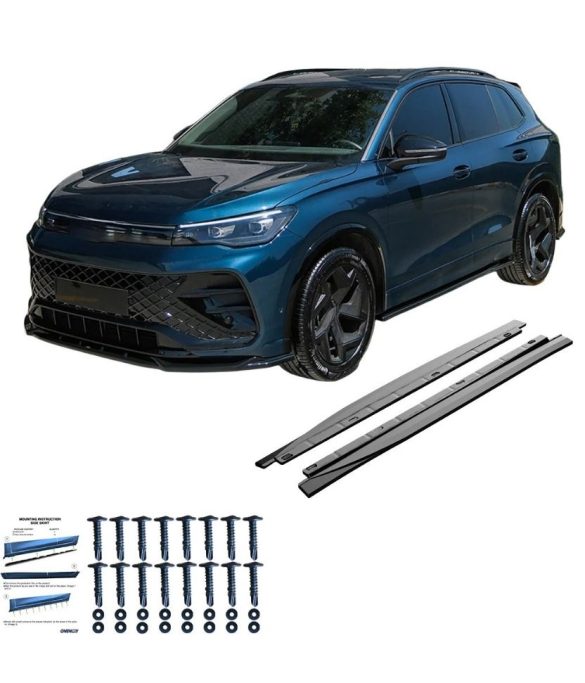 VW VOLKSWAGEN Tiguan Standard / R-Line MK3 2024+ Marşpiyel Altı Lip SS10.071