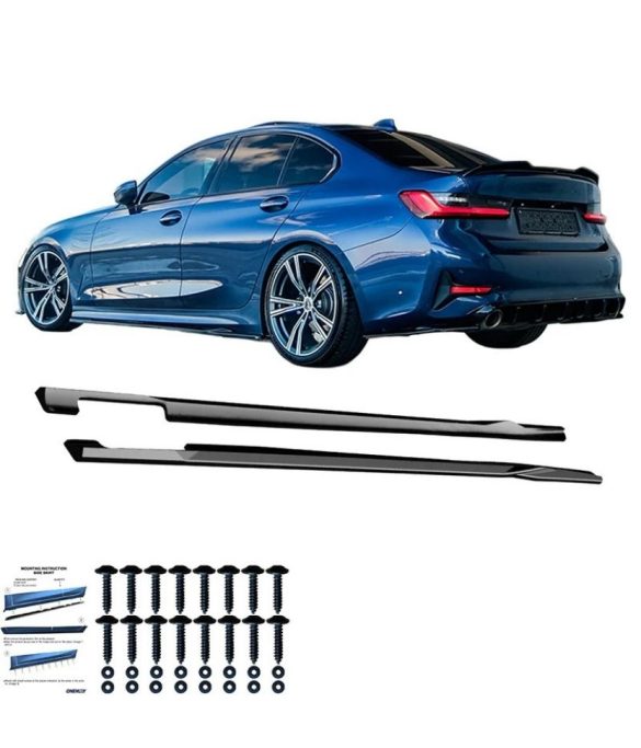 BMW 3 Series G20 Sport Line 2018-2022 Marşpiyel Altı Lip SS10.076