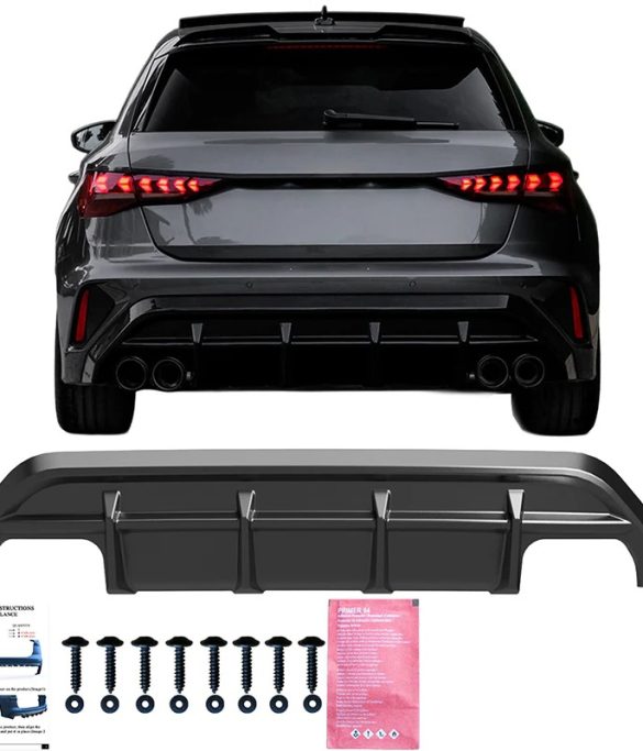 AUDI A3 S-Line / S3 8Y Makyajlı (Sedan/Sportback) 2025+ Difüzör RV21.056